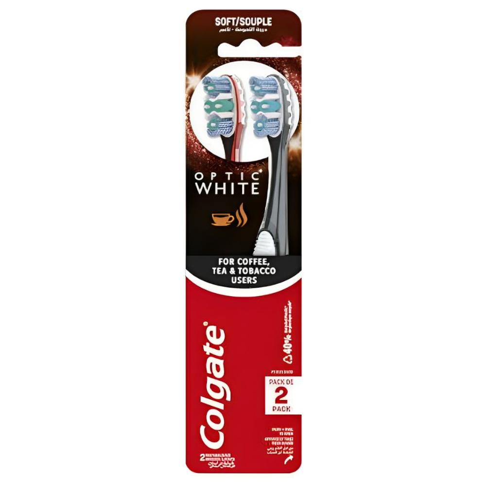 [708927] Bad Café Thé Tabac Optic White Colgate 2 unités