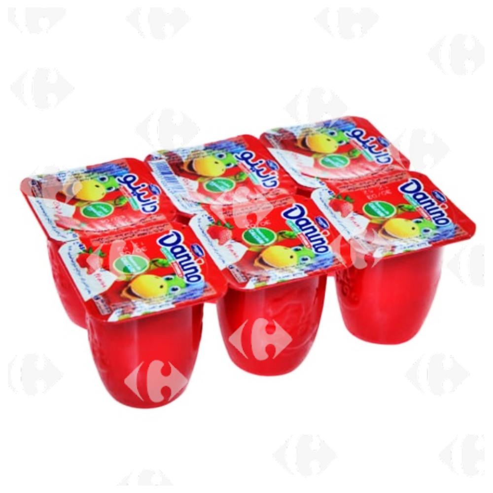 [516096] Pack Fromage Frais Fraise Danino Danone 6x45g