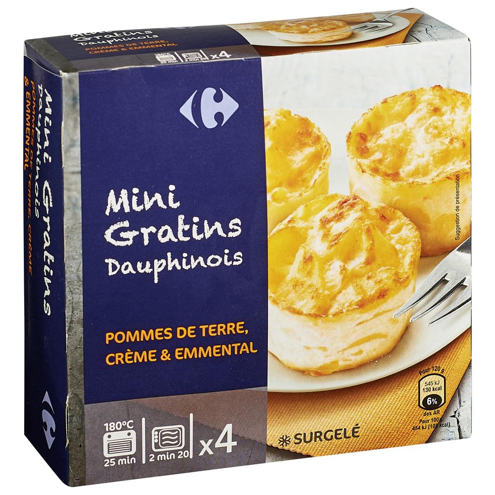Mini Gratin Dauphinois Carrefour 4x120g
