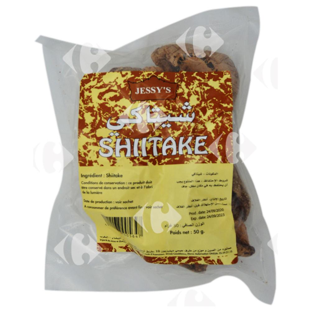 [244305] Champignons Déshydratés Shiitake Entiers Jessy'S 50g