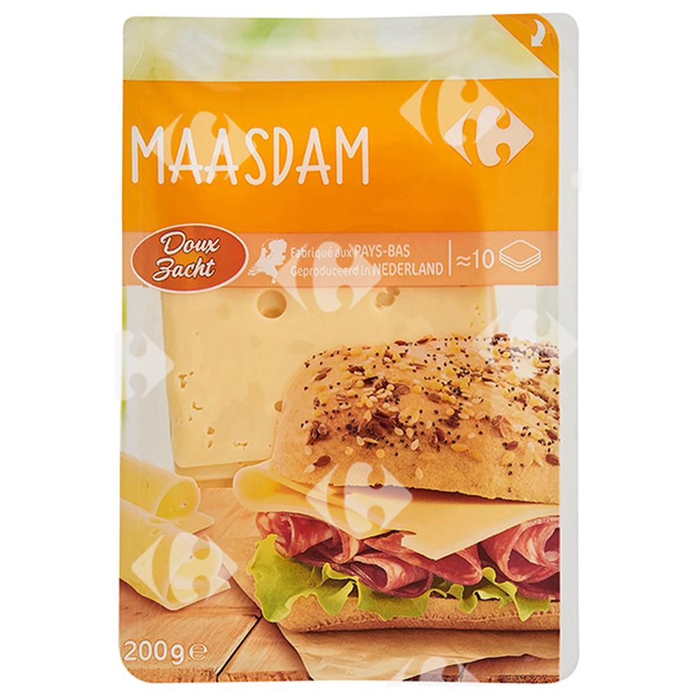 Maasdam en tranches Carrefour 200g