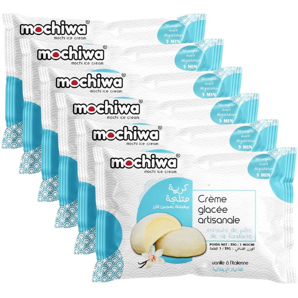 [710007] Mochi Vanille à l'Italienne Mochiwa 6x35g