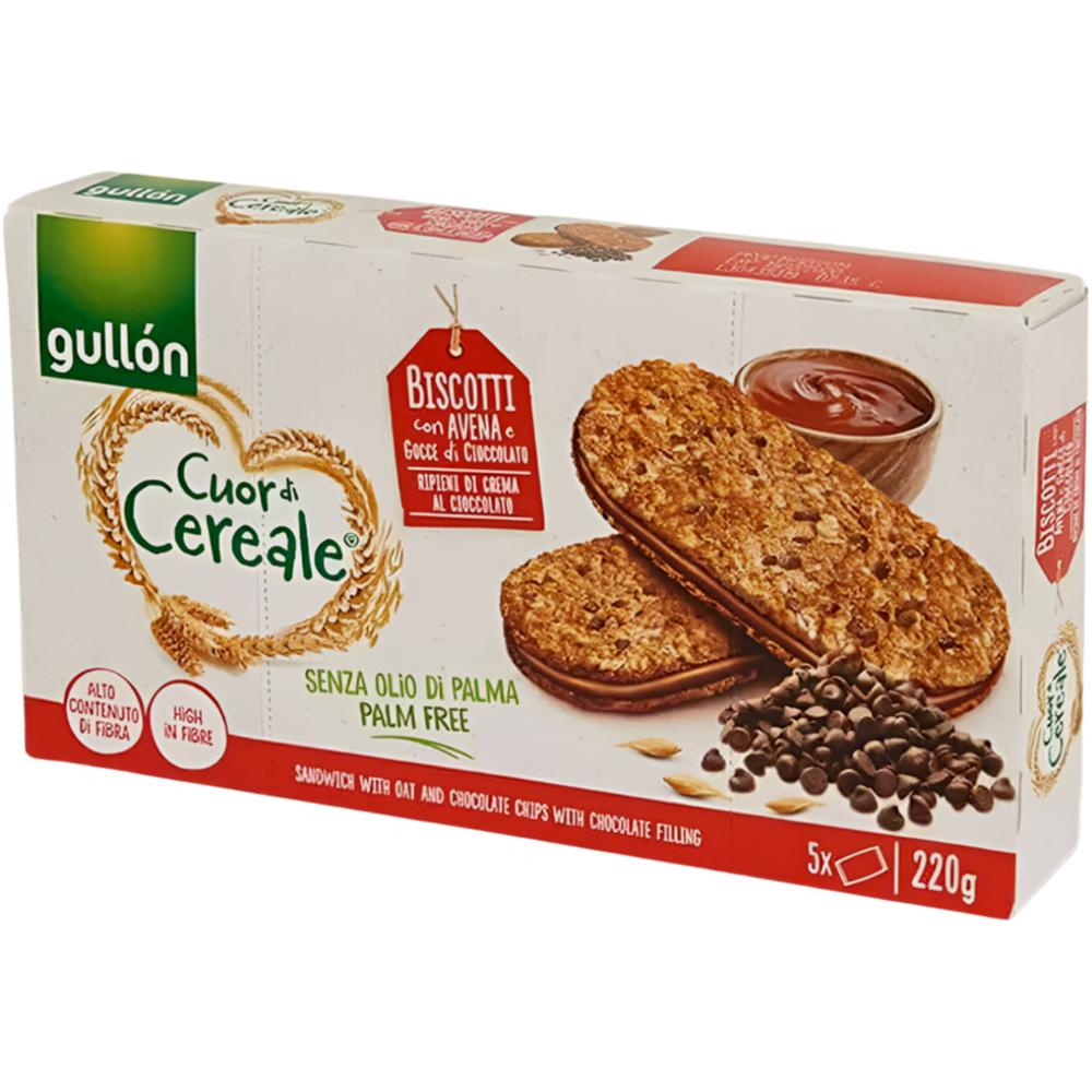[708950] Sandwich Coeur Céréales Choco Gullon 220g