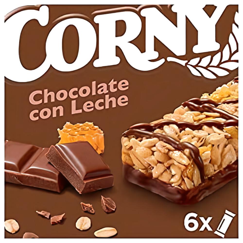[709060] Barres Chocolat au Lait Corny 6X25g