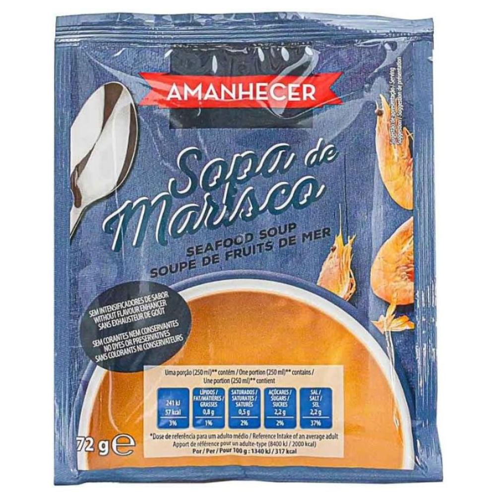 Soupe Déshydratée Fruits de Mer Amanhecer 72g