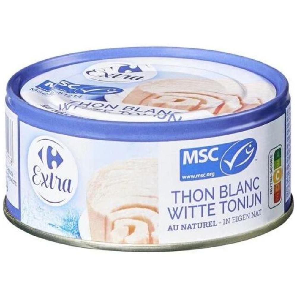 Thon Blanc au Naturel Carrefour Extra 112g