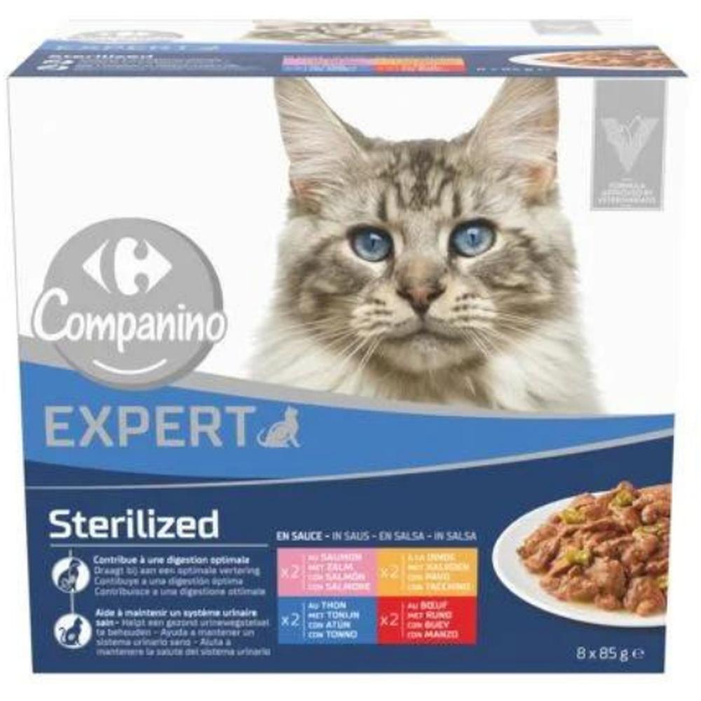 [709663] Pâtée pour Chats Carrefour Companino 4x85g