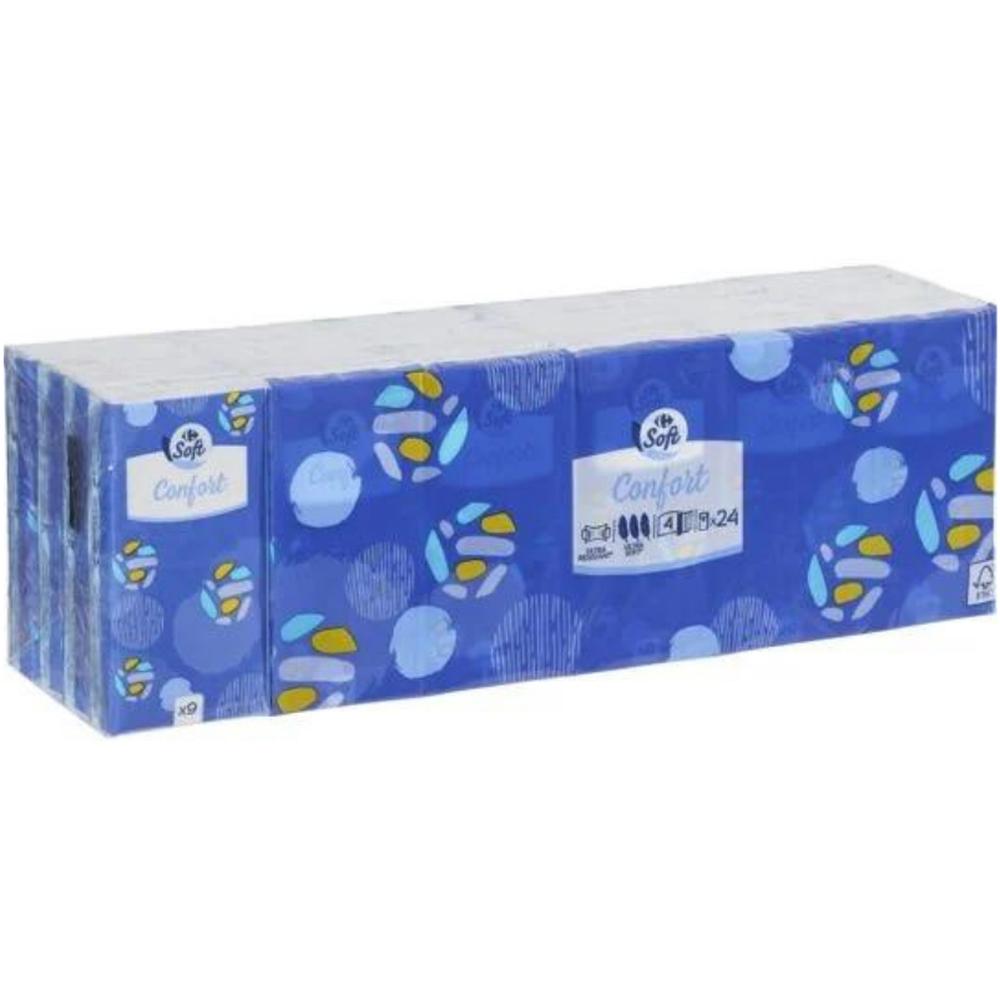 [530842] Mouchoirs Confort Carrefour Soft 24 paquets