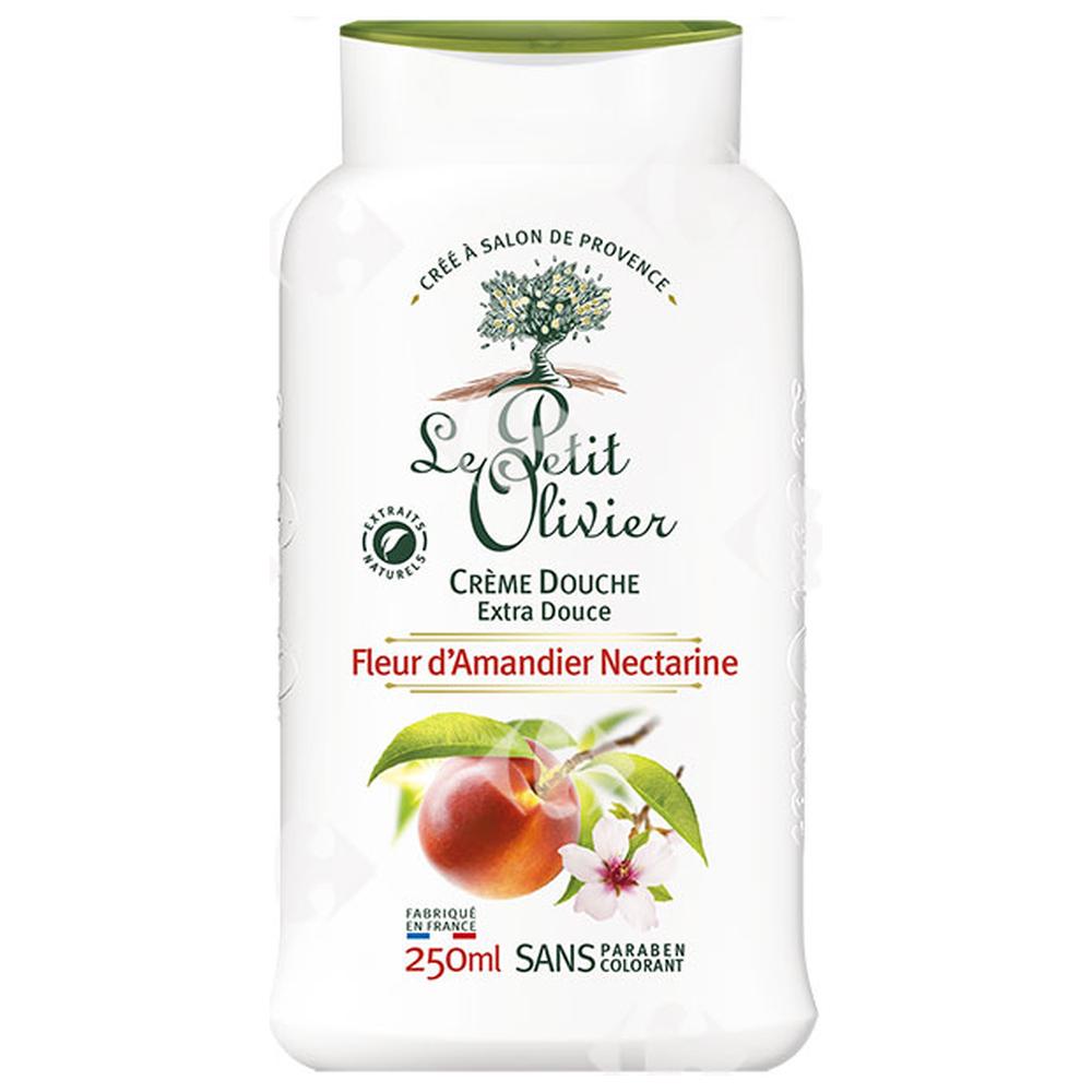 [673232] Crème Douche Fleur D'Amandier Nectarine Le Petit Olivier 250ml