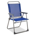 Chaise Haute Nautic Aluminium Bleu Carrefour 85x58x8 cm
