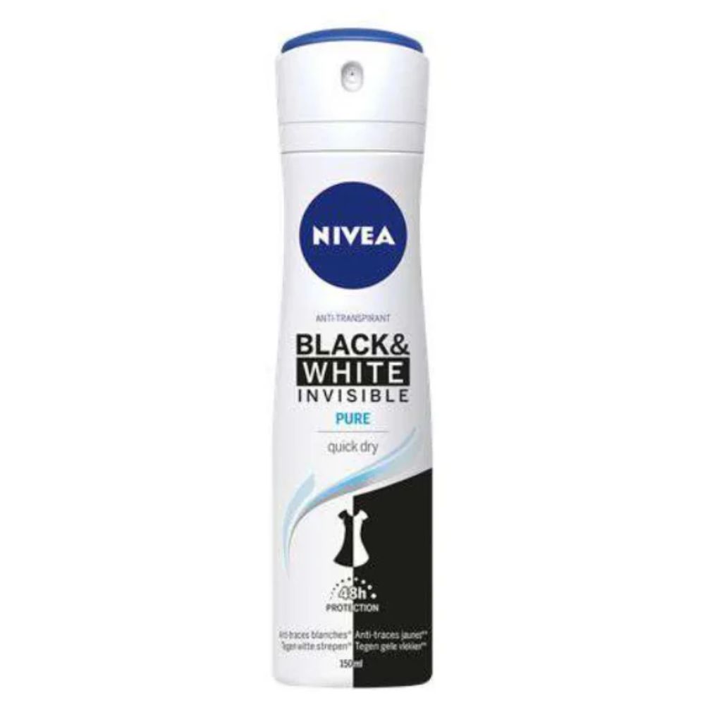 [231925] Déodorant Atomiseur Active Black & White Pour Femme Nivea 200ml