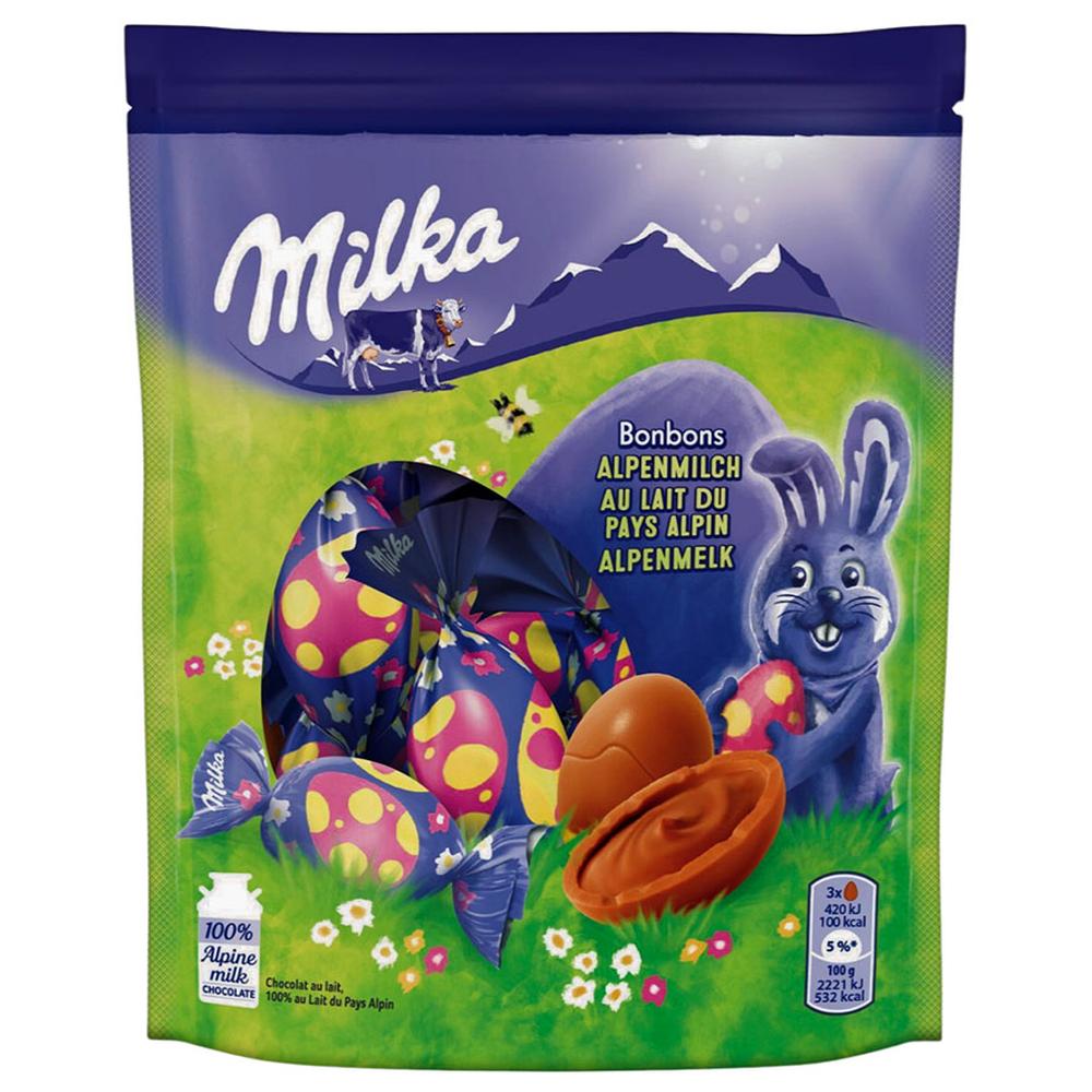 Bonbons de Chocolat au Lait du Pays Alpin Milka 86g