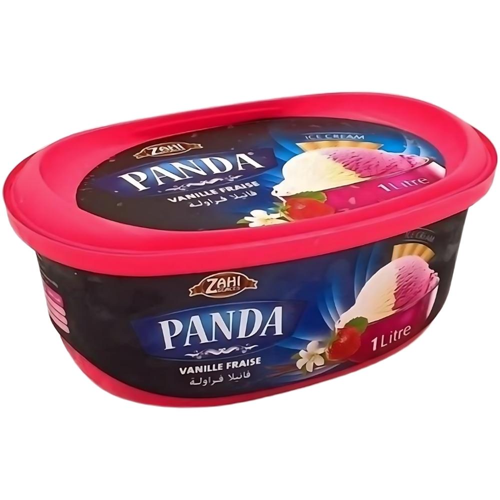 Crème Glacée Vanille Fraise Panda 1L