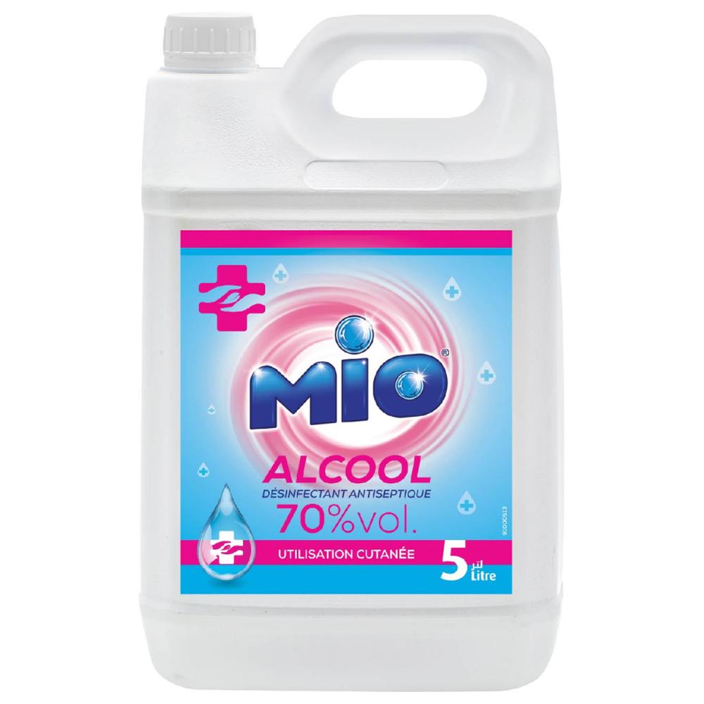 [657574] Désinfectant Antiseptique Solution Hydroalcoolique 70% Alcool Mio 5L