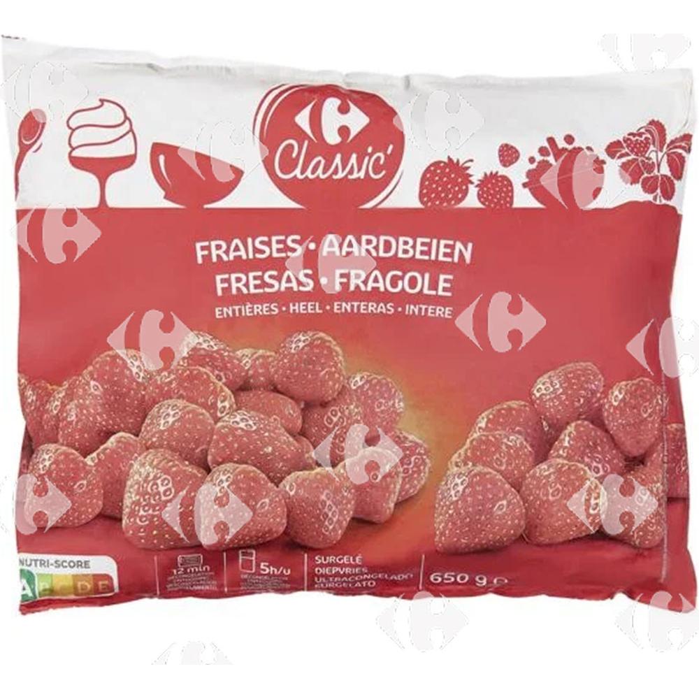 [672191] Fraises Entières Carrefour 650g