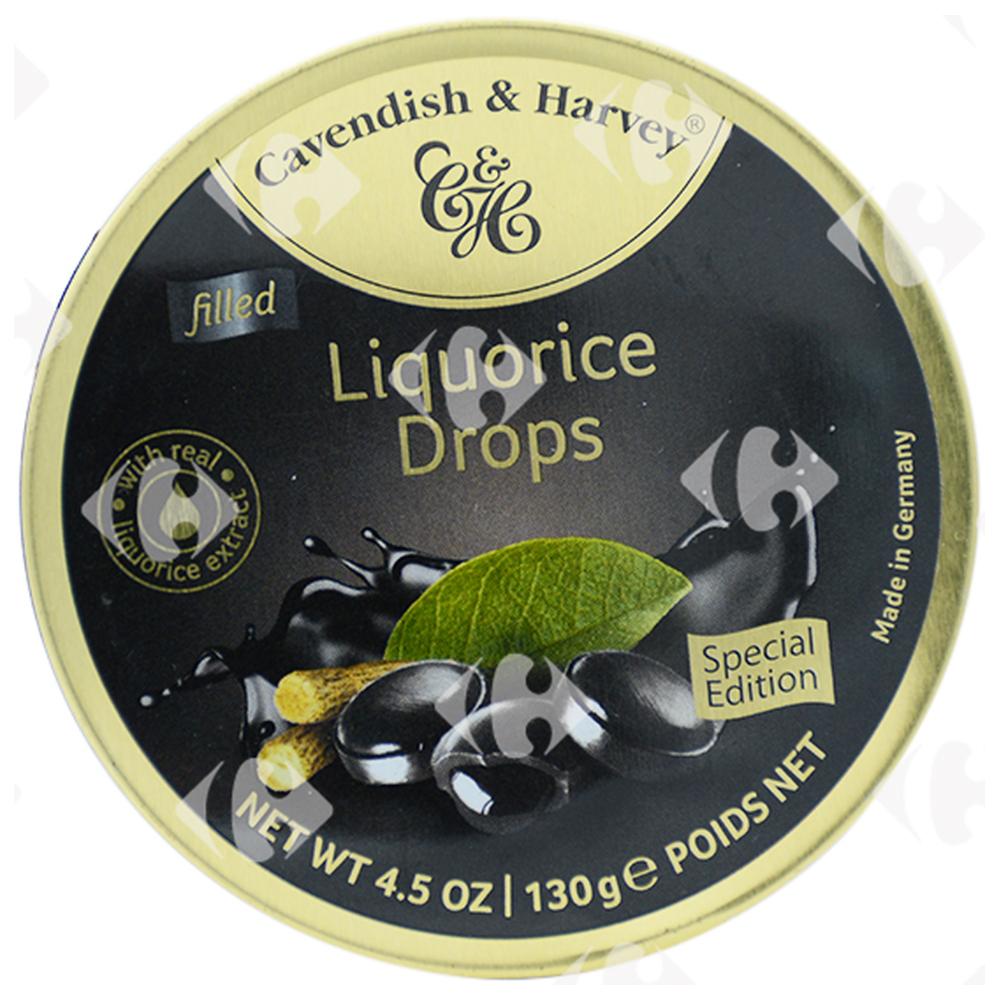 Bonbons Réglisse Drops Cavendish & Harvey 130g