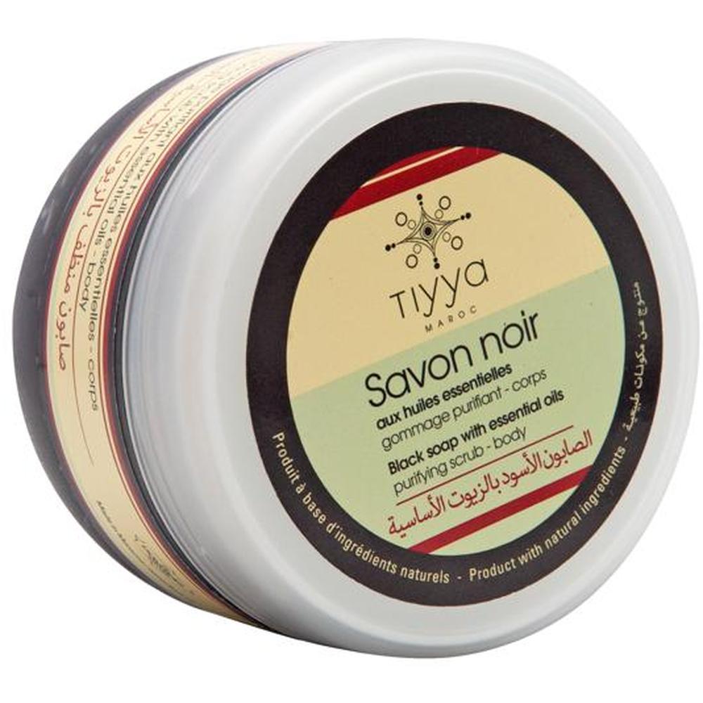 [71483] Savon Noir aux Huiles Essentielles Tiyya 250ml