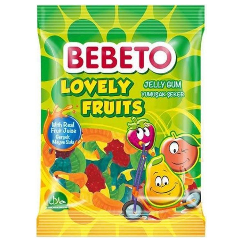 [653290] Gommes Lovely Fruits Bebeto 80g