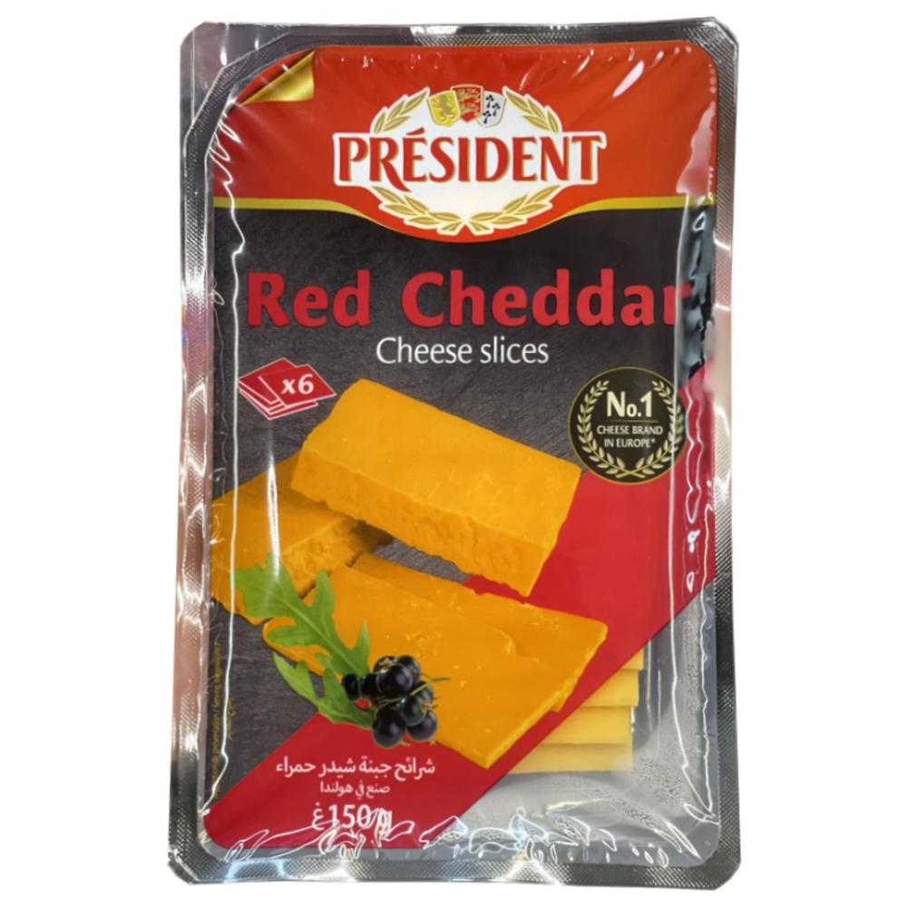 [632045] Fromage Cheddar en Tranches Président 150g