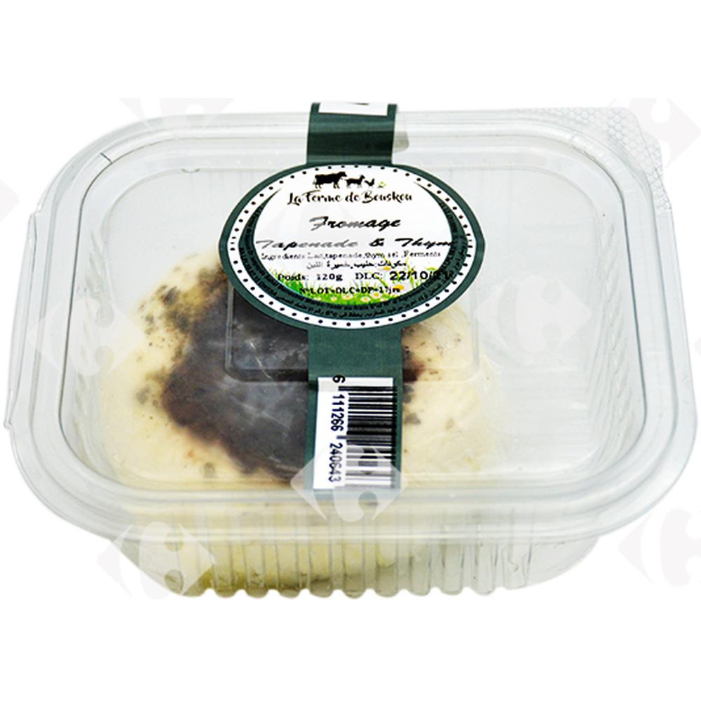 [655203] Fromage Tapenade et Thym La Ferme de Bouskou 120g