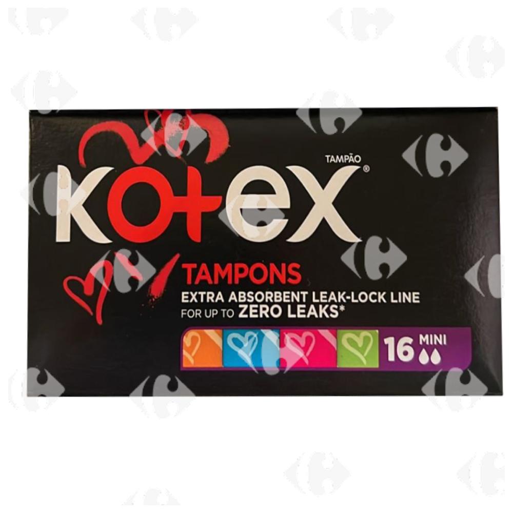 [5557] Tampons avec applicateur Mini Kotex 16 unités