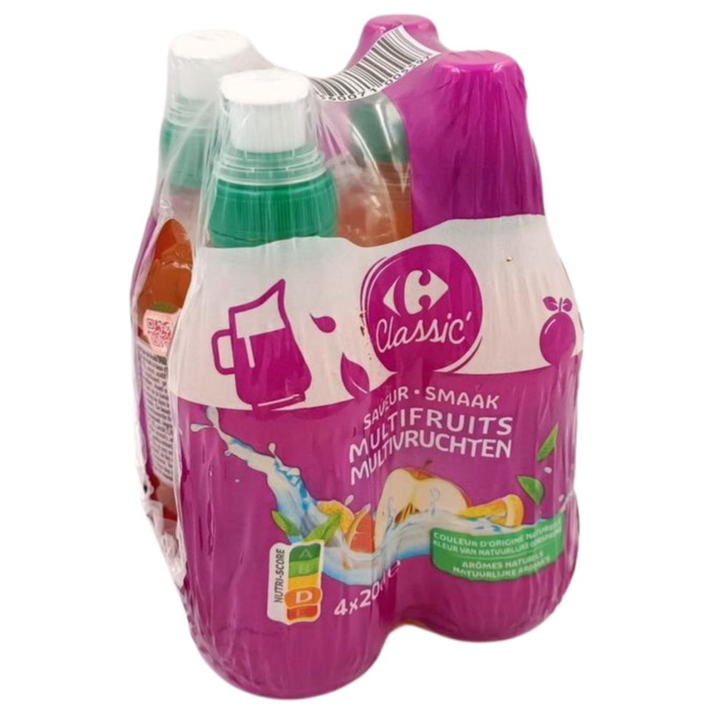 Boisson Multifruit Carrefour Kids 4x20cl.