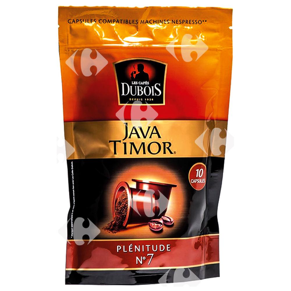 [517617] Café en Capsules Plénitude Java Timor Dubois N7 x10