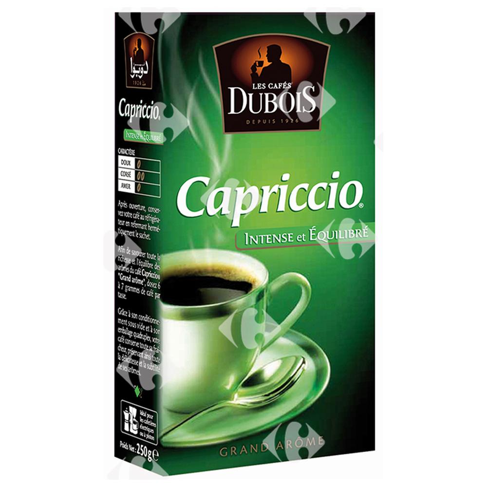 [10504] Café Moulu Capriccio Intense et Équilibré Dubois 225g