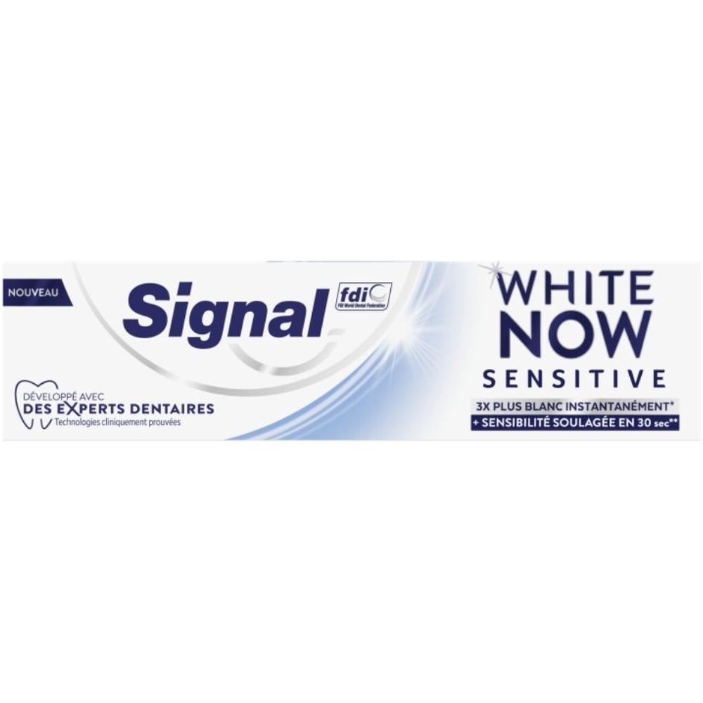 [687979] Dentifrice Sensitive White Now Signal 75ml