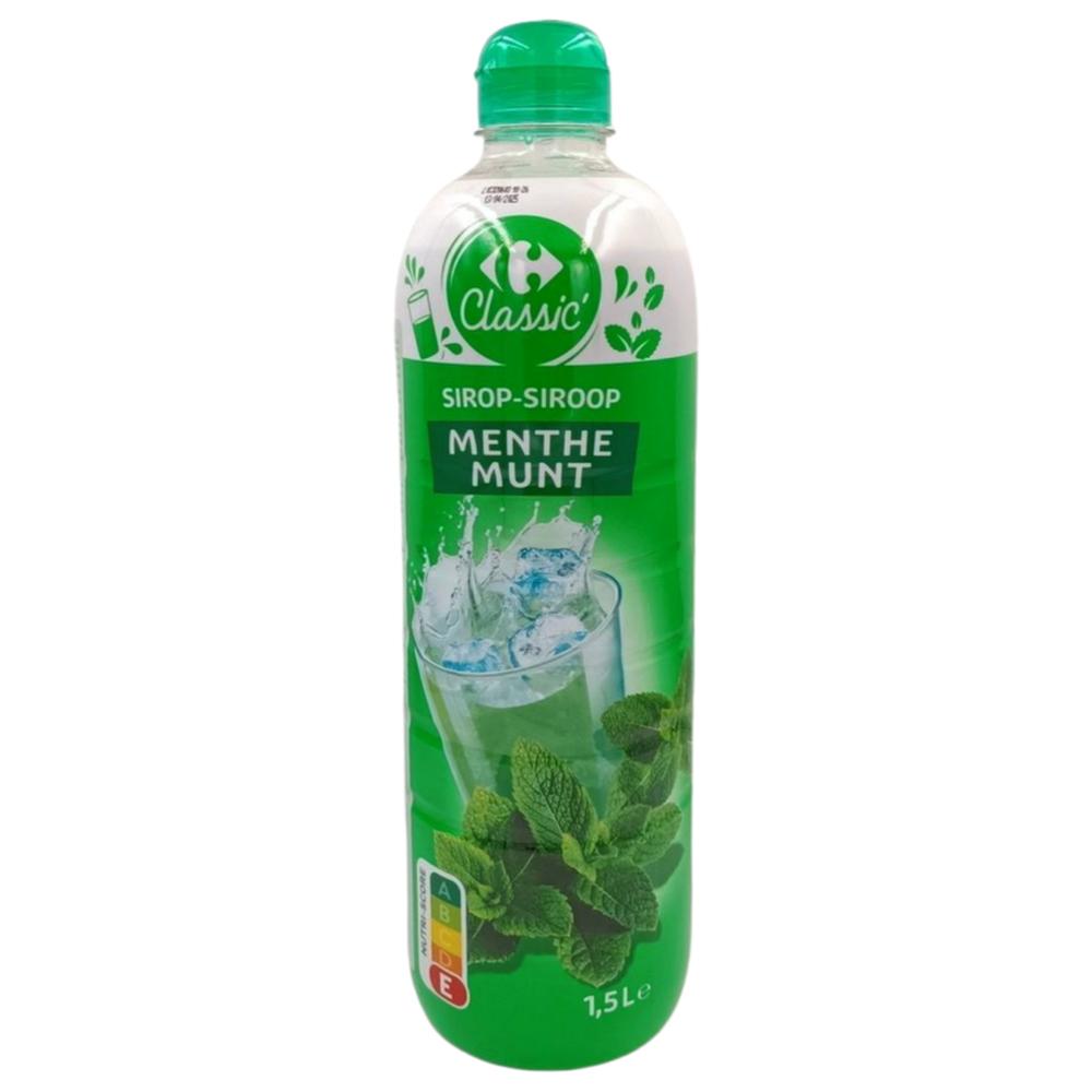 [709037] Sirop de Menthe Carrefour Classic 1,5L.