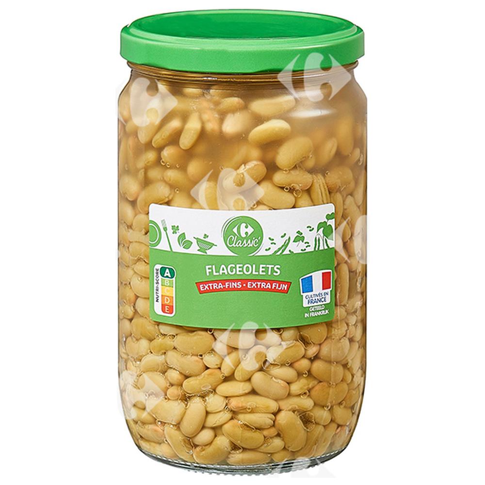 Conserve de Flageolets Extra-Fins Carrefour 420g