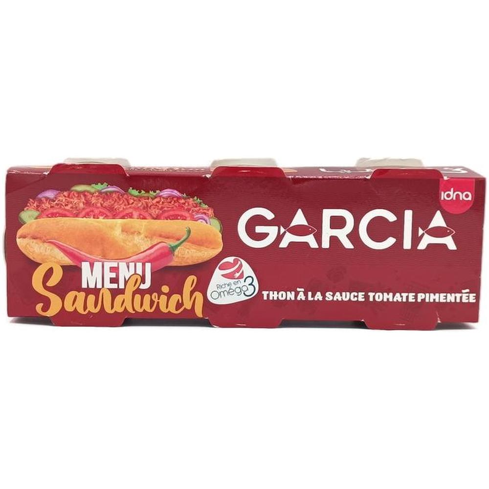 Tripack Thon Sandwich S.T Pimentée Garcia 3Piéces80g