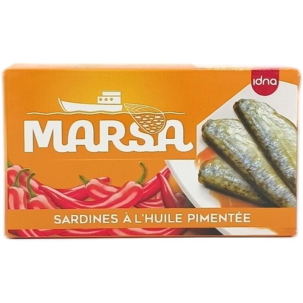 [714470] Sardines Huile Pimentée Marsa 125g