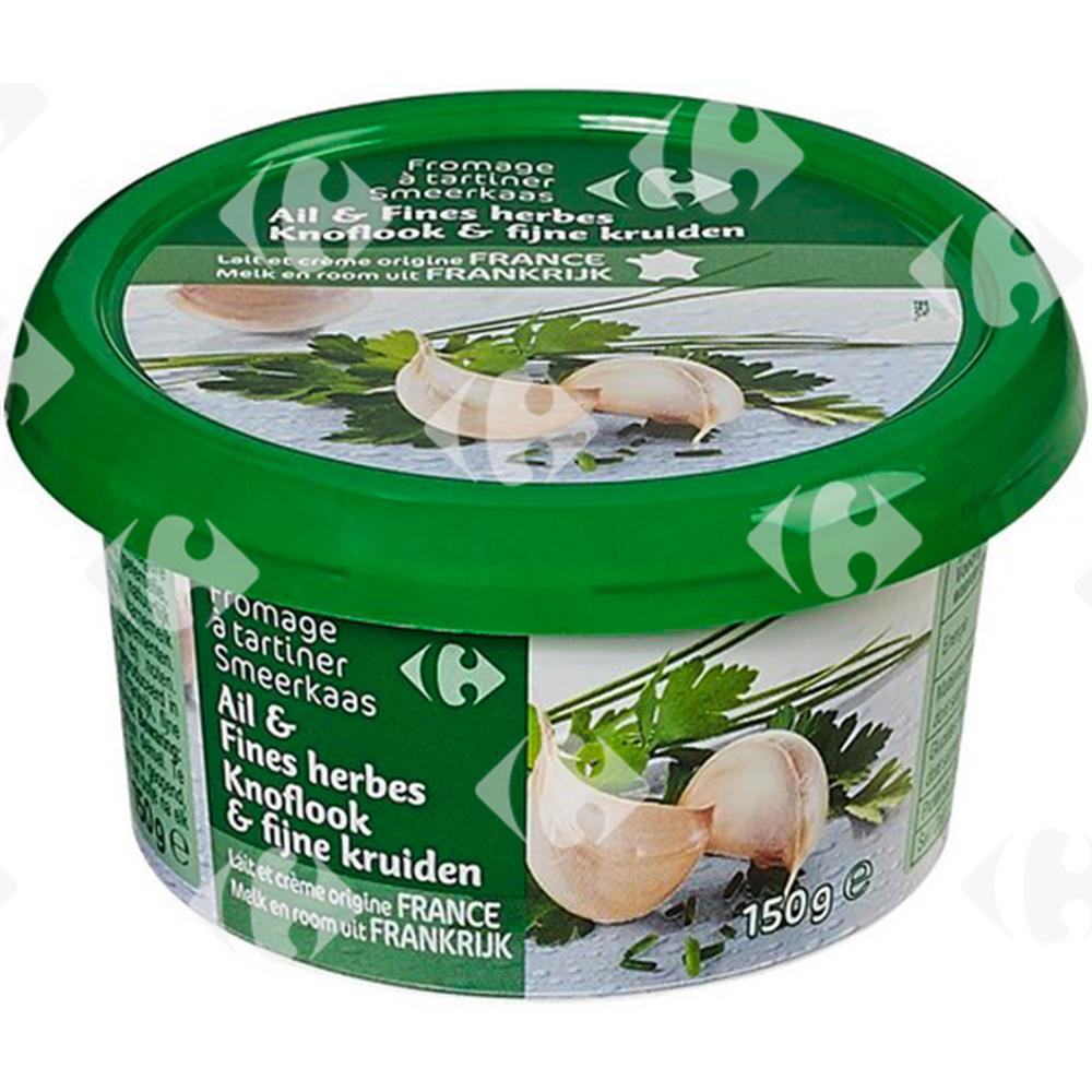 [357111] Fromage à Tartiner Ail Fines Herbes Carrefour 150g