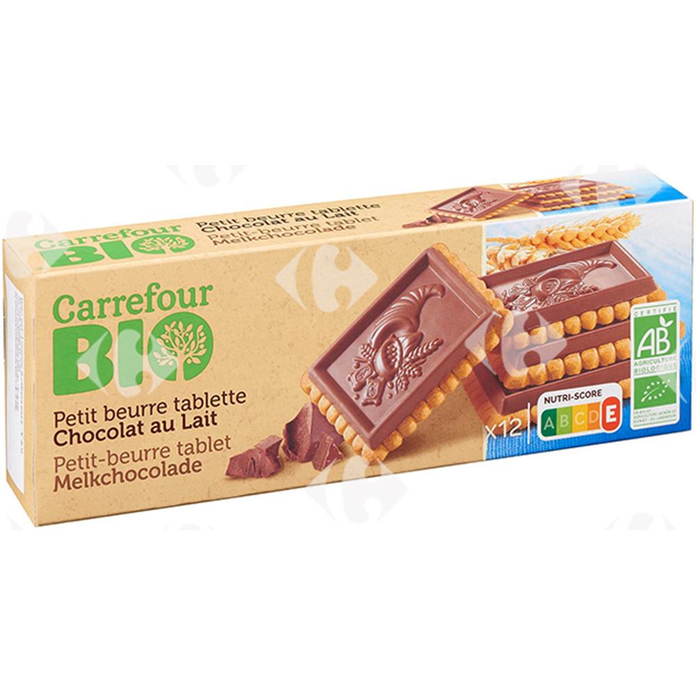 [527863] Biscuits Chocolat au Lait Carrefour Bio 150g