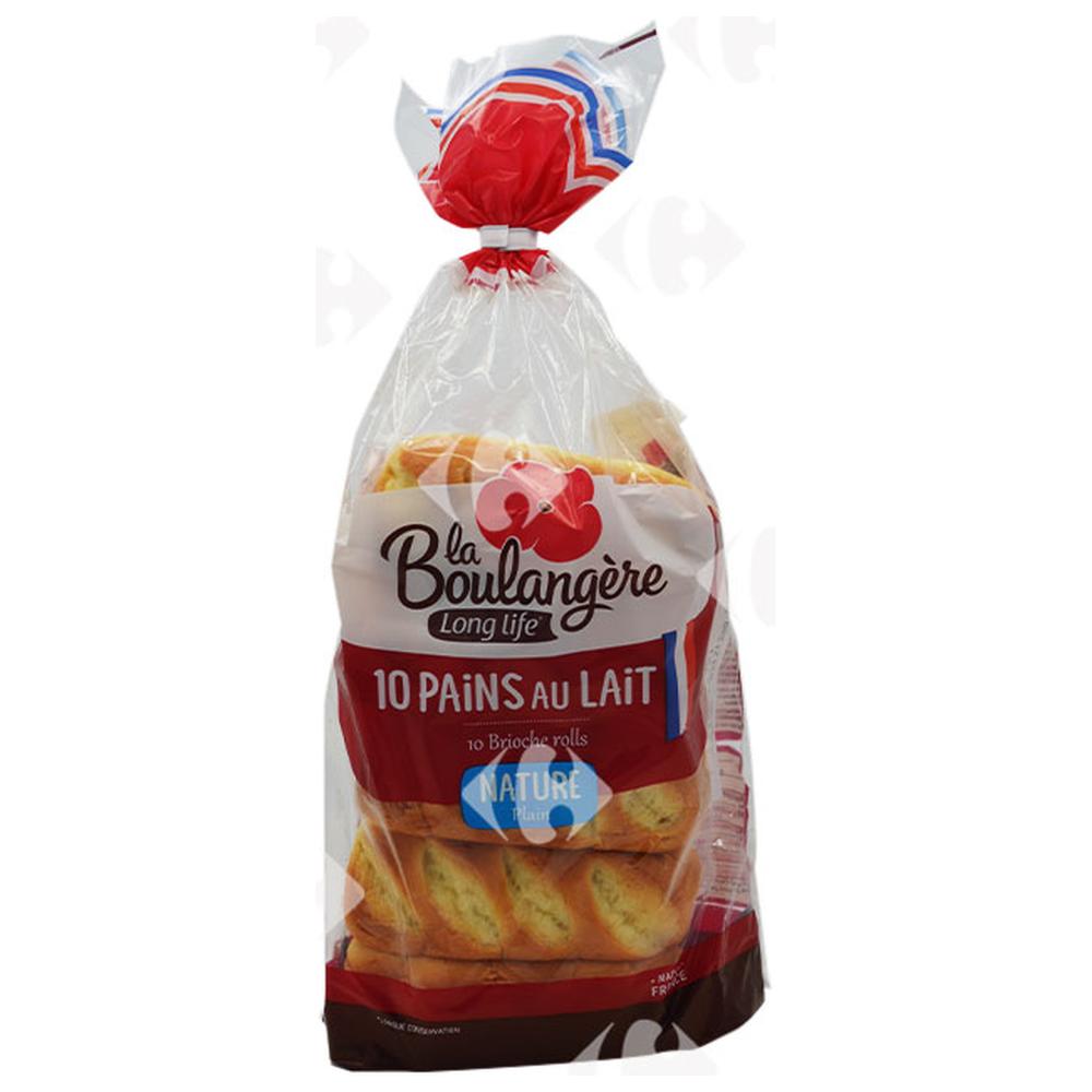 [628639] Pain au Lait Nature La Boulangère 10 pièces 350g