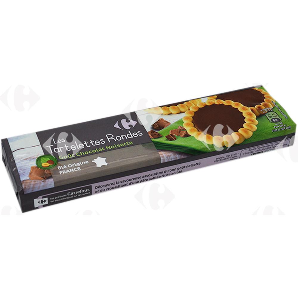 Biscuits Tartelette Chocolat Noisettes Carrefour Classic' 150g