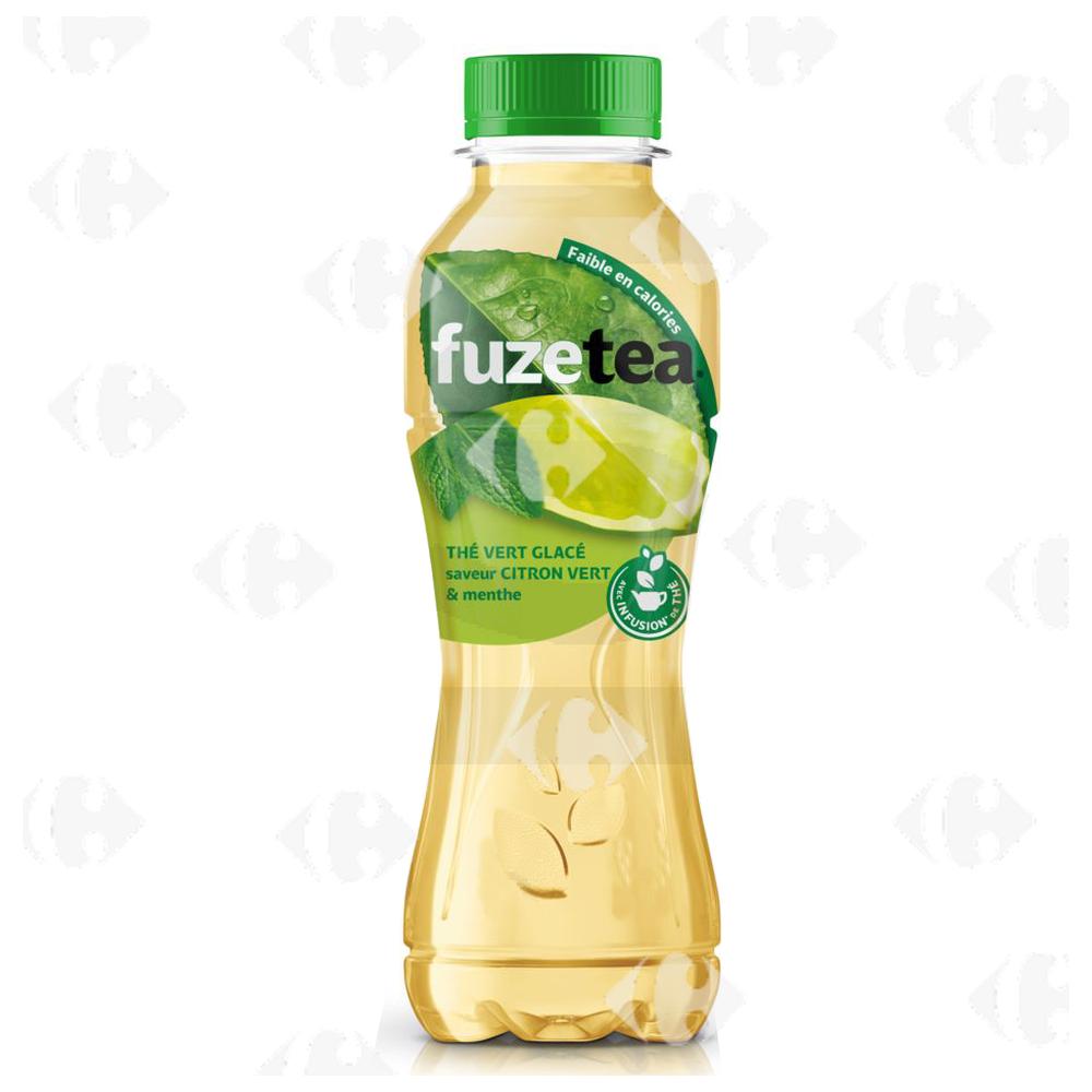 [702738] Boisson au Thé Vert menthe et Citron Vert Fuze tea 40cl