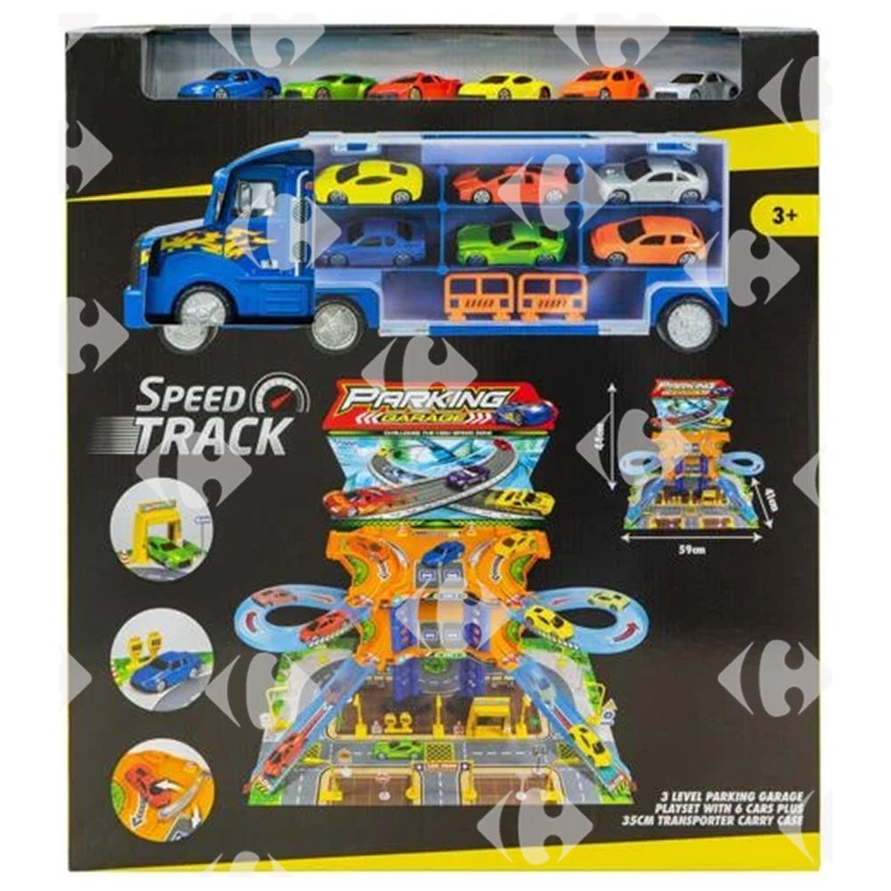 [669944] Camion 35cm + Garage Parking 3 niveaux Speed Track