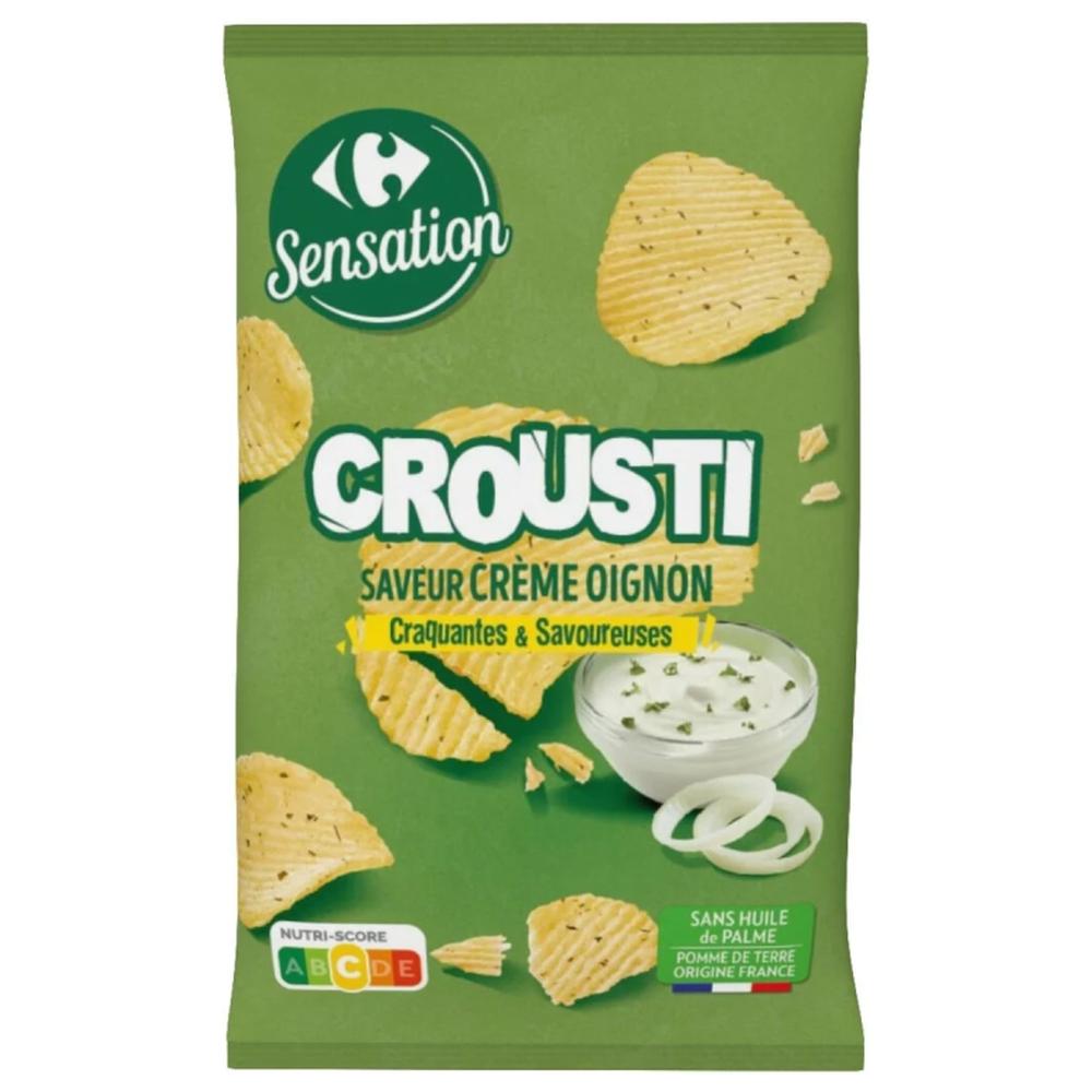 [441689] Chips Crème Oignons Carrefour 150g