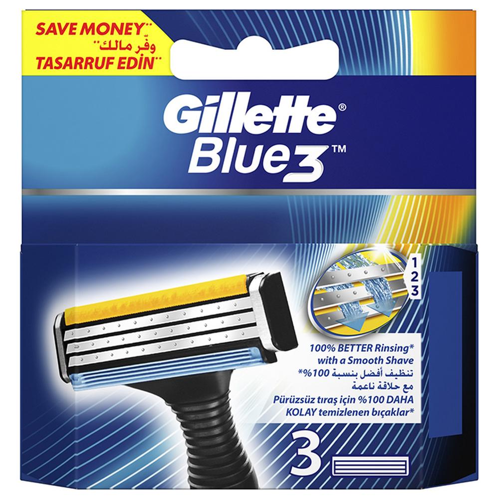 [383808] Recharges de lames de rasoir Blue3 Gillette 6 unités