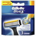 Recharges de lames de rasoir Blue3 Gillette 6 unités