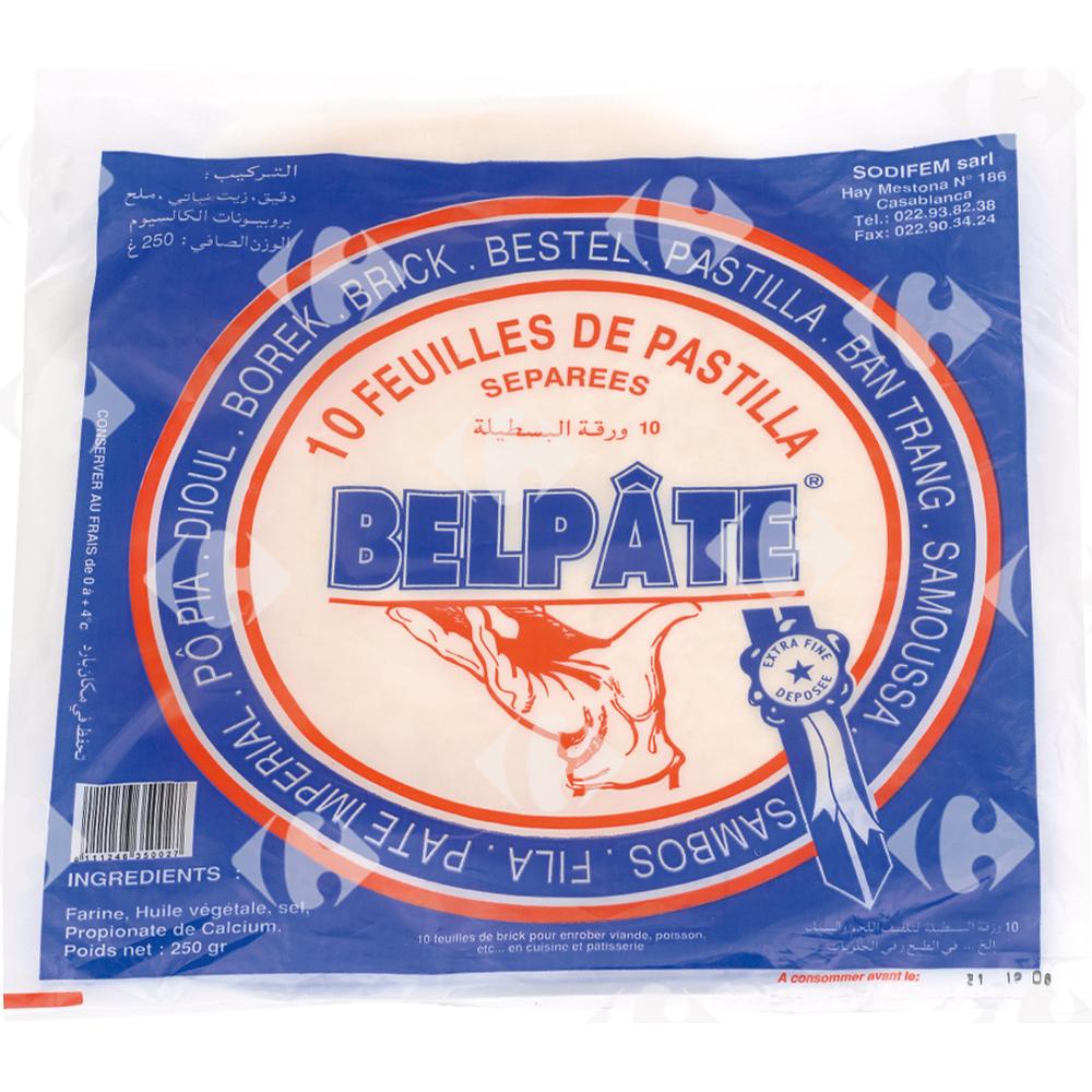 [2117] Feuilles de Pastilla Séparées Belpate 200g