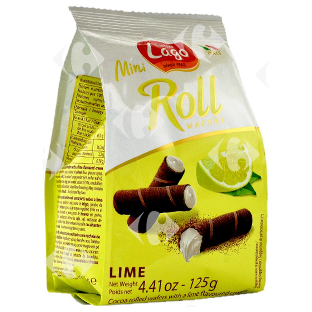 Mini-Roll Wafers Citron Lago 125g