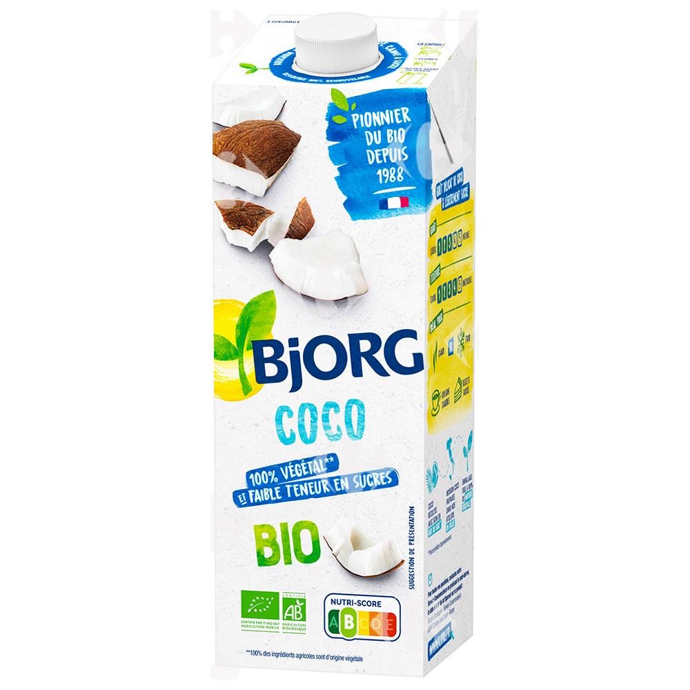 [609665] Boisson Végétale Coco Bio Bjorg 1L