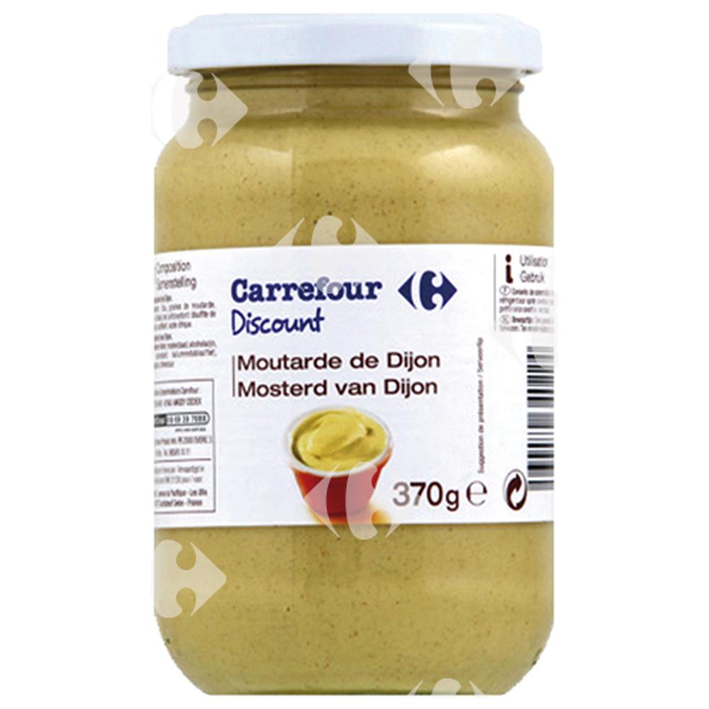 [185180] Moutarde de Dijon Carrefour Blanc 370g