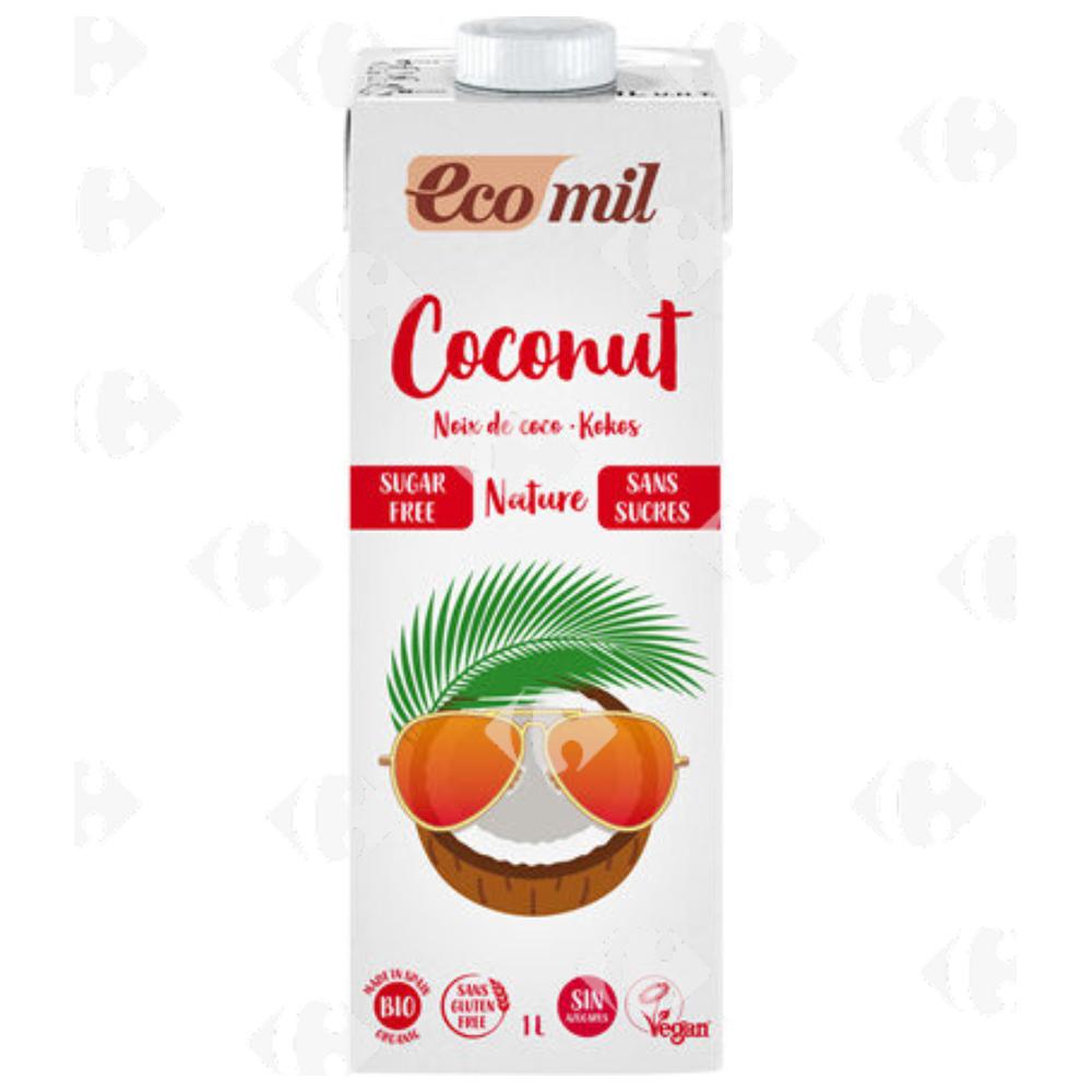 [682682] Lait de Coco Sans Sucre Bio Ecomil 1L