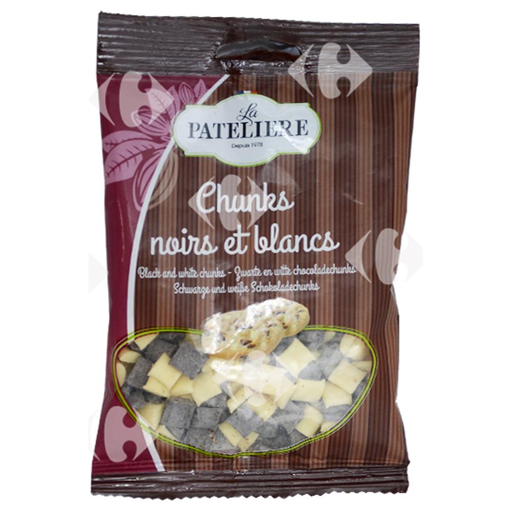 [665542] Chunks Noirs et Blancs La Pateliere 100g
