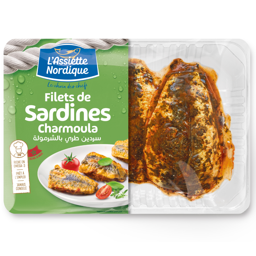 [638713] Filet de Sardine Mariné L'Assiette Nordique 250g.
