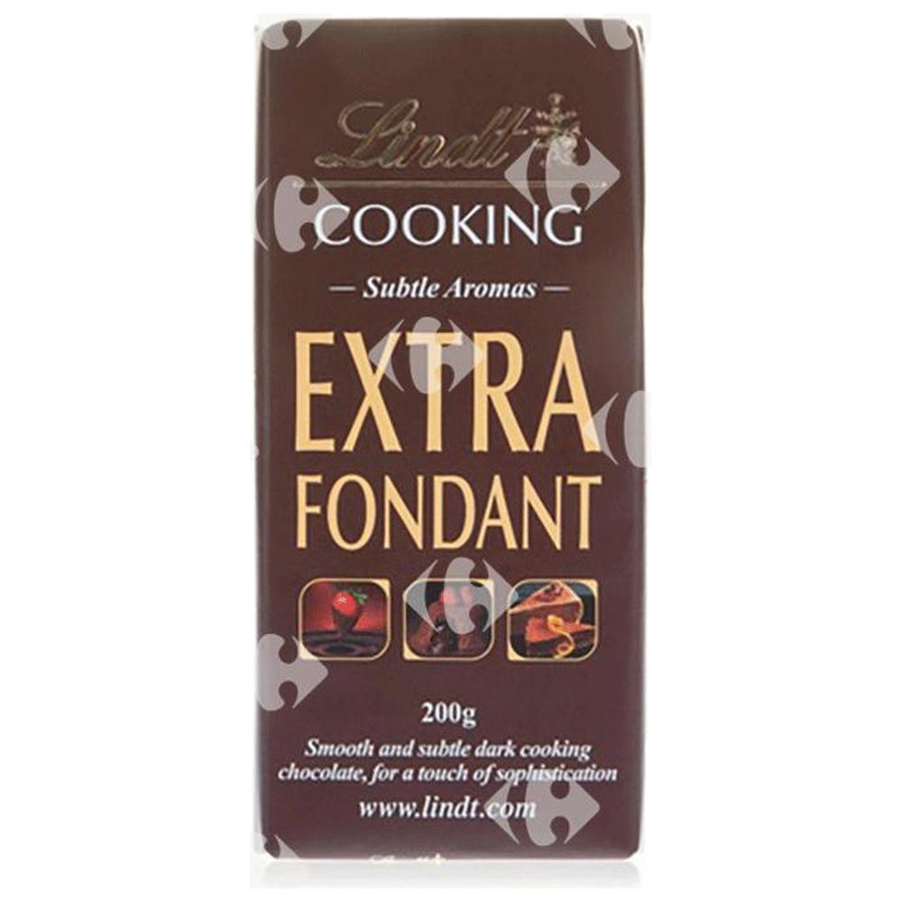 [669389] Tablette Chocolat Cooking Extra Fondant Lindt 200g